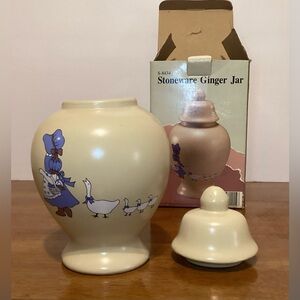 Vintage Stoneware Ginger Jar